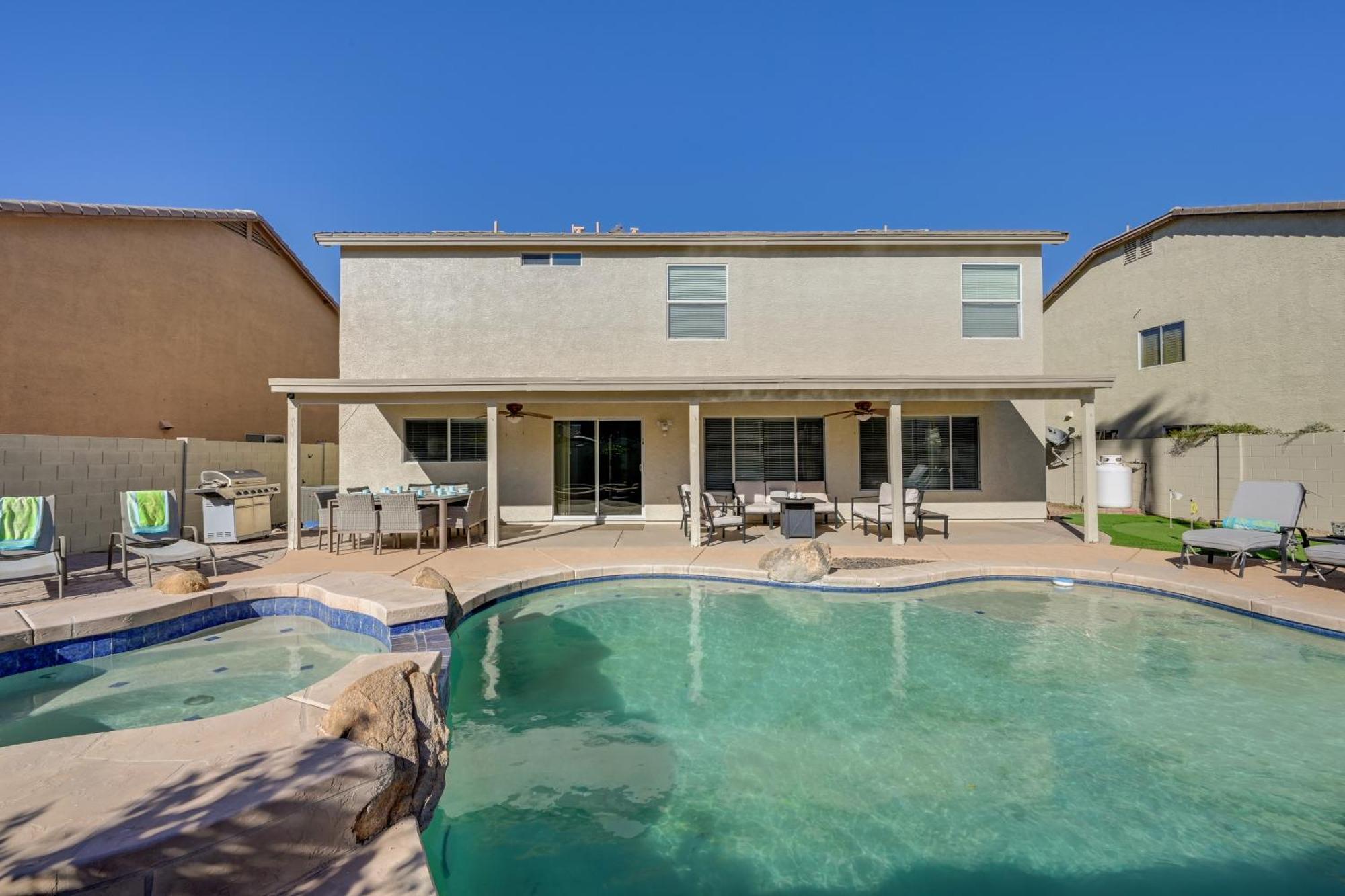 Spacious Arizona Home Pool, 9 Mi To San Tan Mtn Queen Creek Eksteriør billede