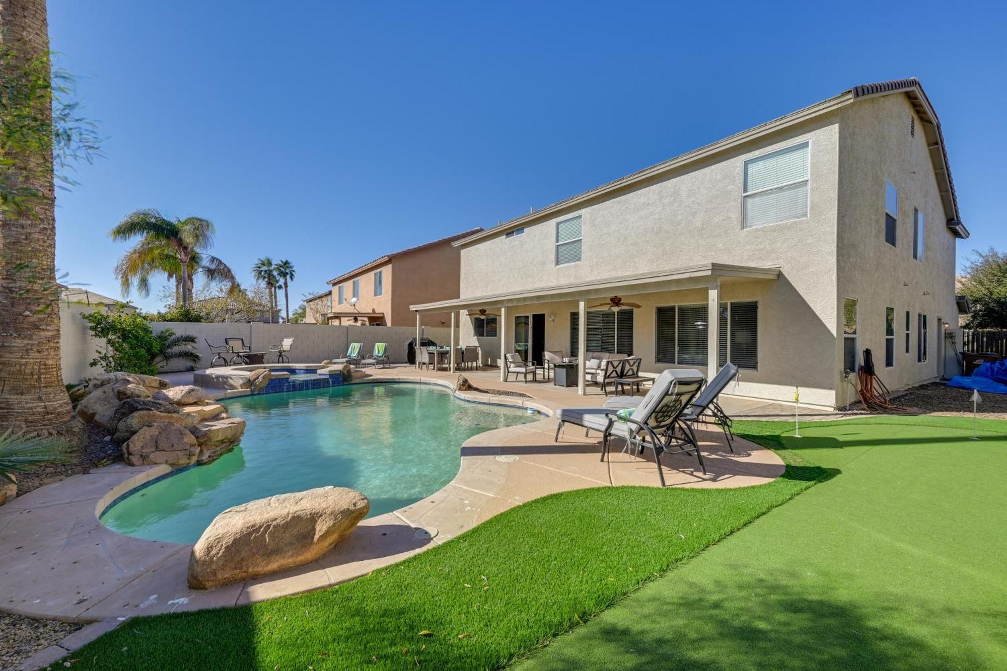 Spacious Arizona Home Pool, 9 Mi To San Tan Mtn Queen Creek Eksteriør billede